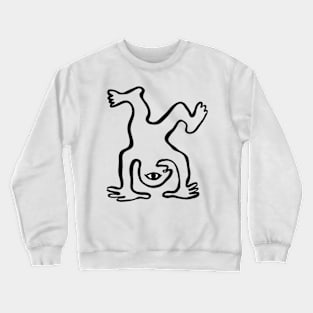 Black Acrobat Crewneck Sweatshirt